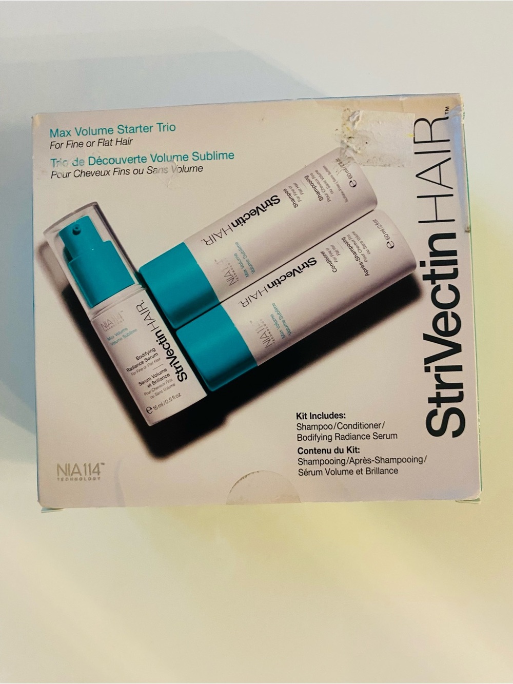 StriVectin Hair Max Volume Starter Trio - New sealed box.